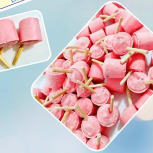 Paleta Crema Fresa